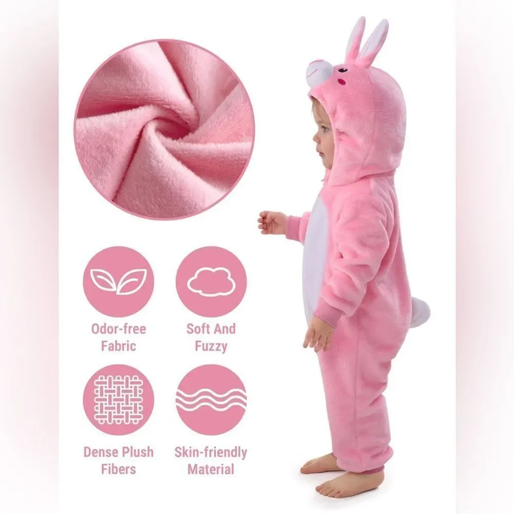 NEW Spooktacular Creations Pink Bunny Costume for Kids